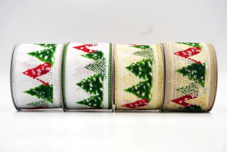 Ruban filaire de Noël coloré avec des sapins_KF7843.KF7844.KF7845.KF7846.KF7847 (1)